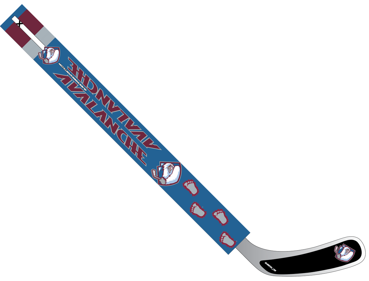Shop AVALANCHE Custom Hockey Stick Wrap BLADESHARK Sports