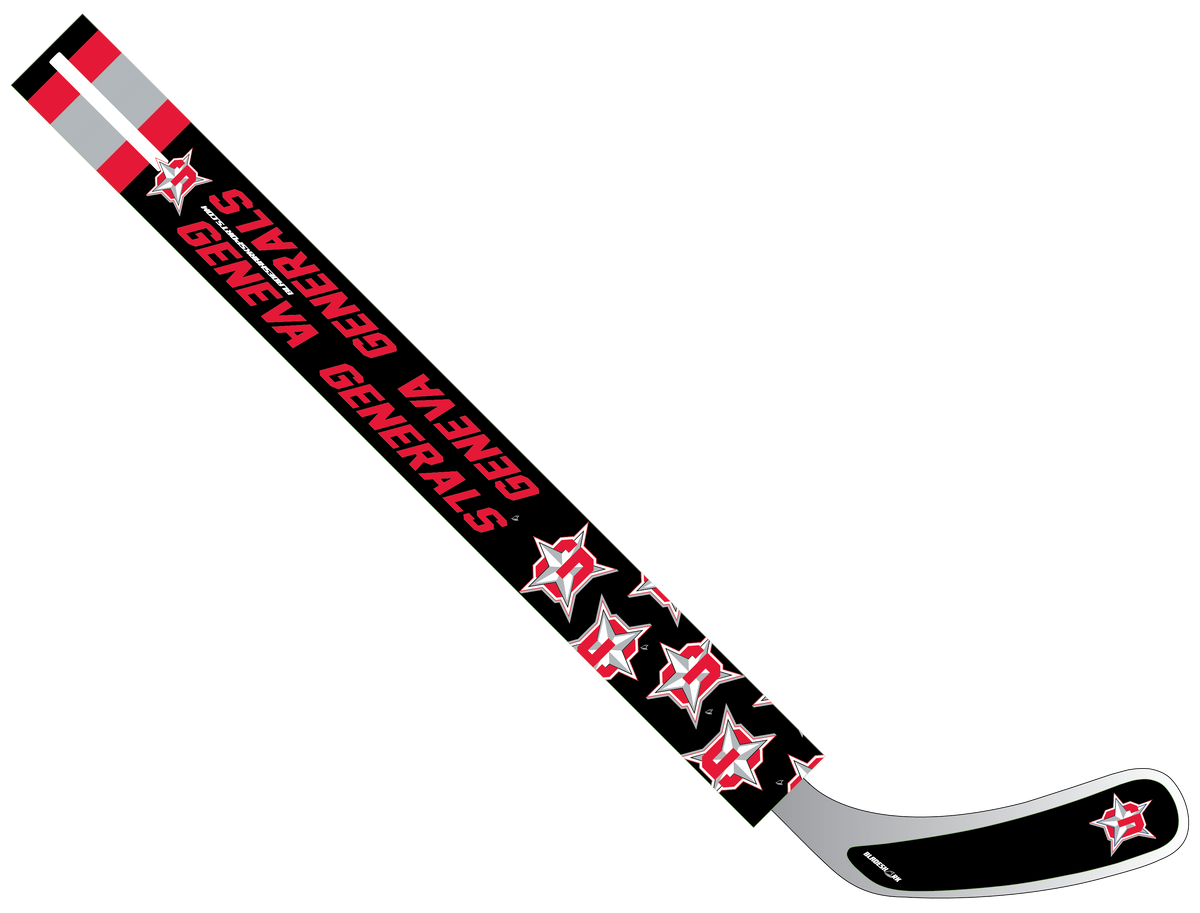 Shop GENEVA GENERALS Custom Hockey Stick Wrap BLADESHARK Sports