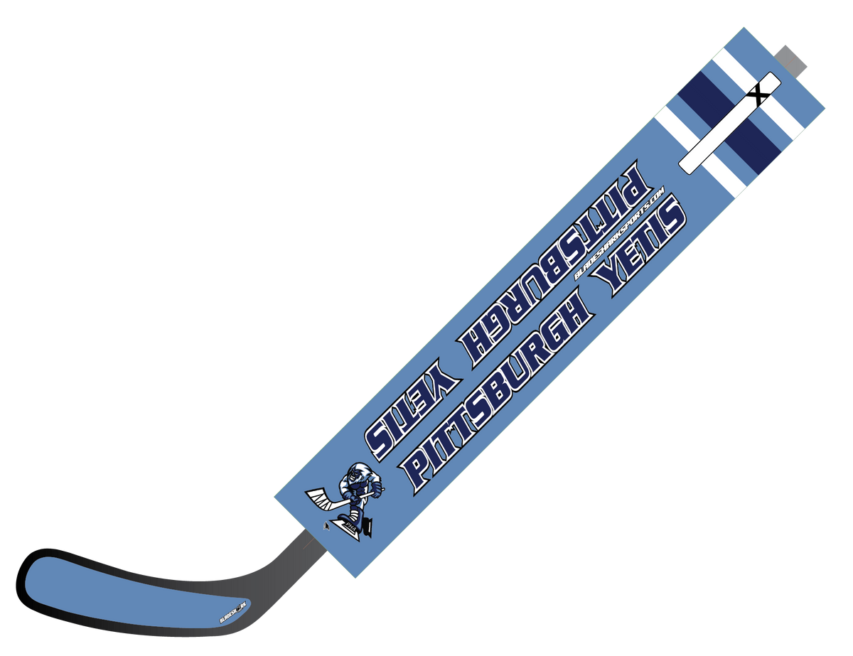 Shop PITTSBURGH YETIS MINI Hockey Stick Wrap BLADESHARK Sports