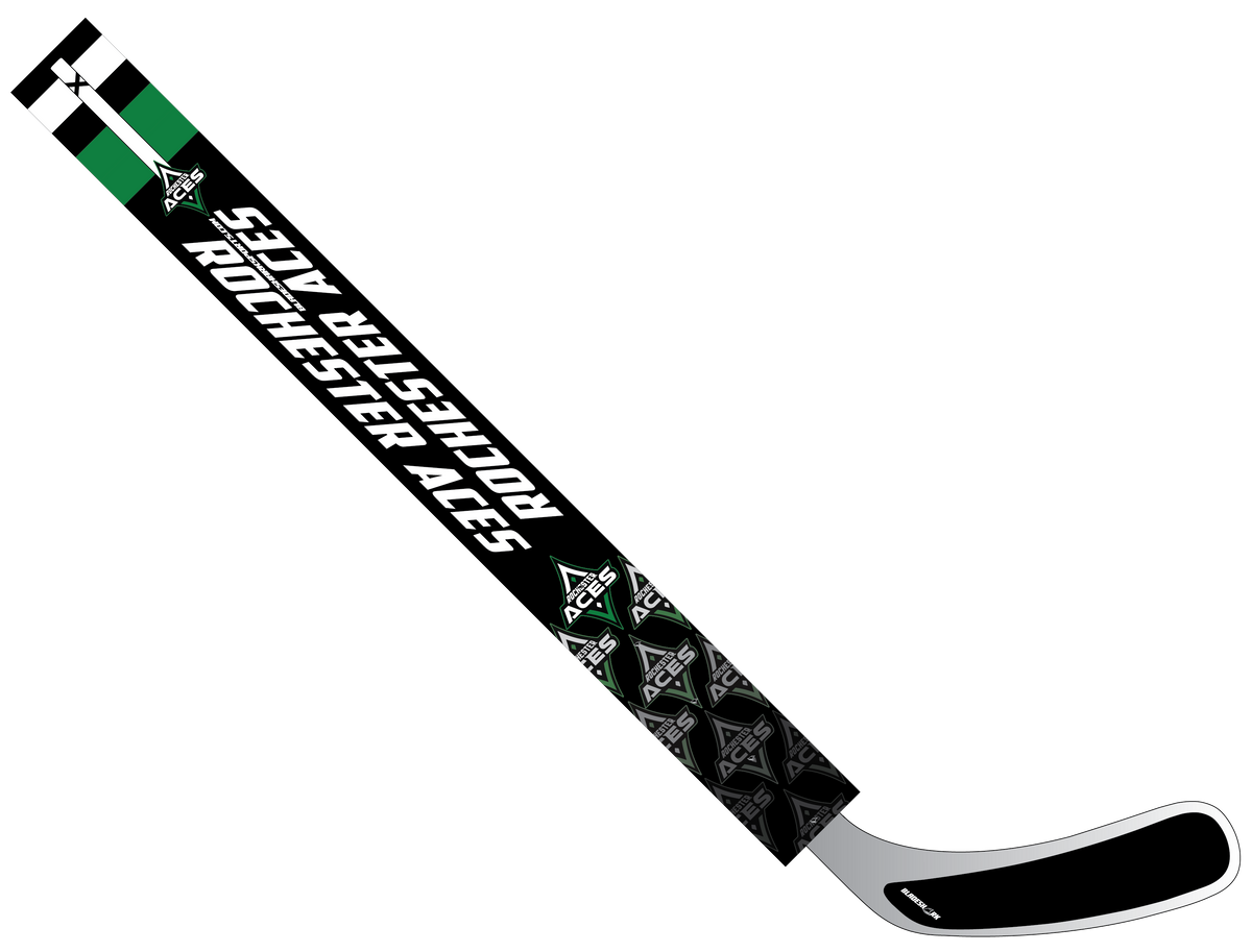 Shop ROCHESTER ACES Custom Hockey Stick Wrap BLADESHARK Sports