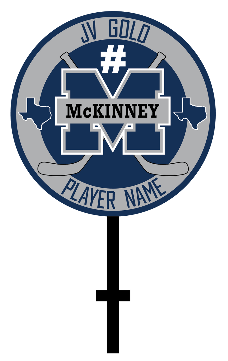 Shop MCKINNEY Hockey Yard Sign BLADESHARK Sports