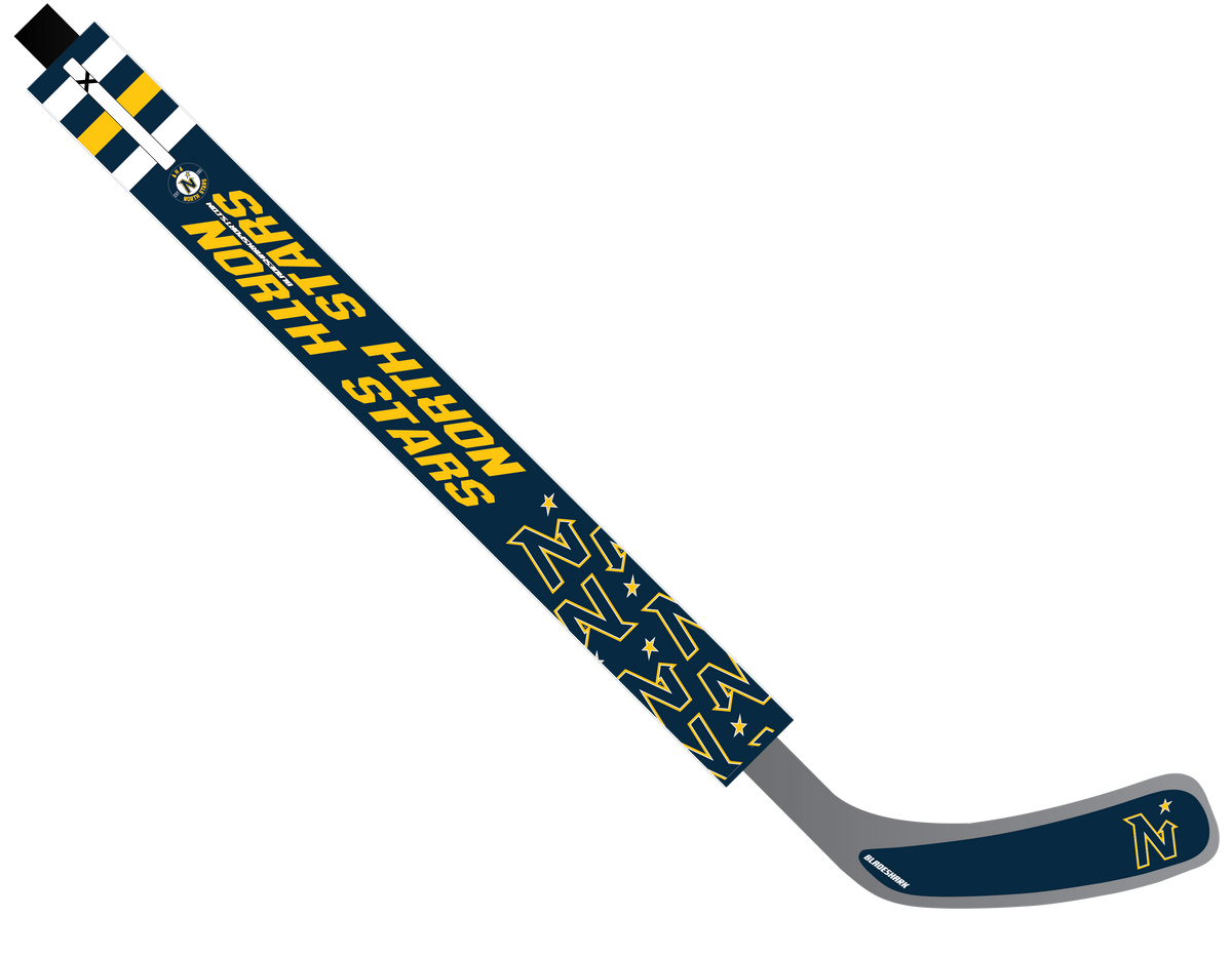 Shop ANCHORAGE NORTH STARS Custom Hockey Stick Wrap BLADESHARK Sports