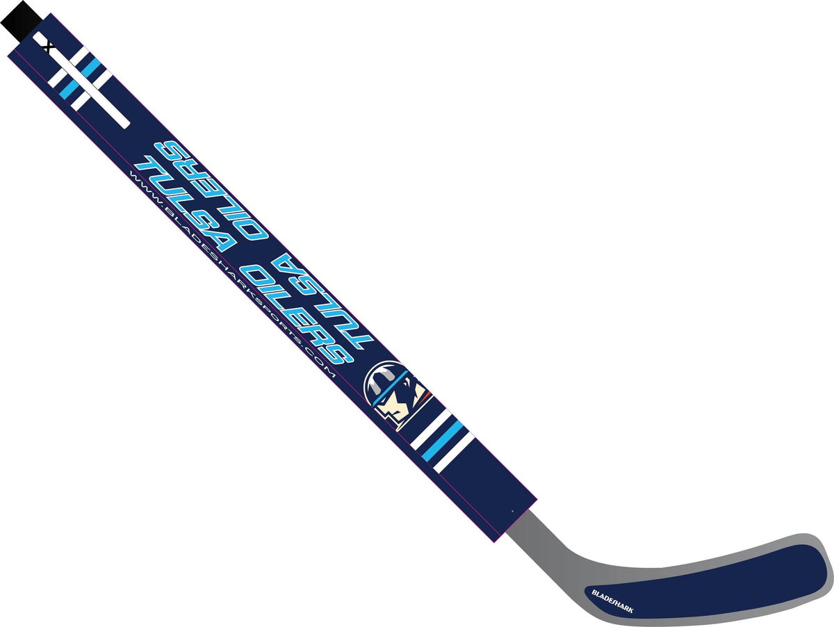Shop TULSA OILERS Custom Hockey Stick Wrap BLADESHARK Sports