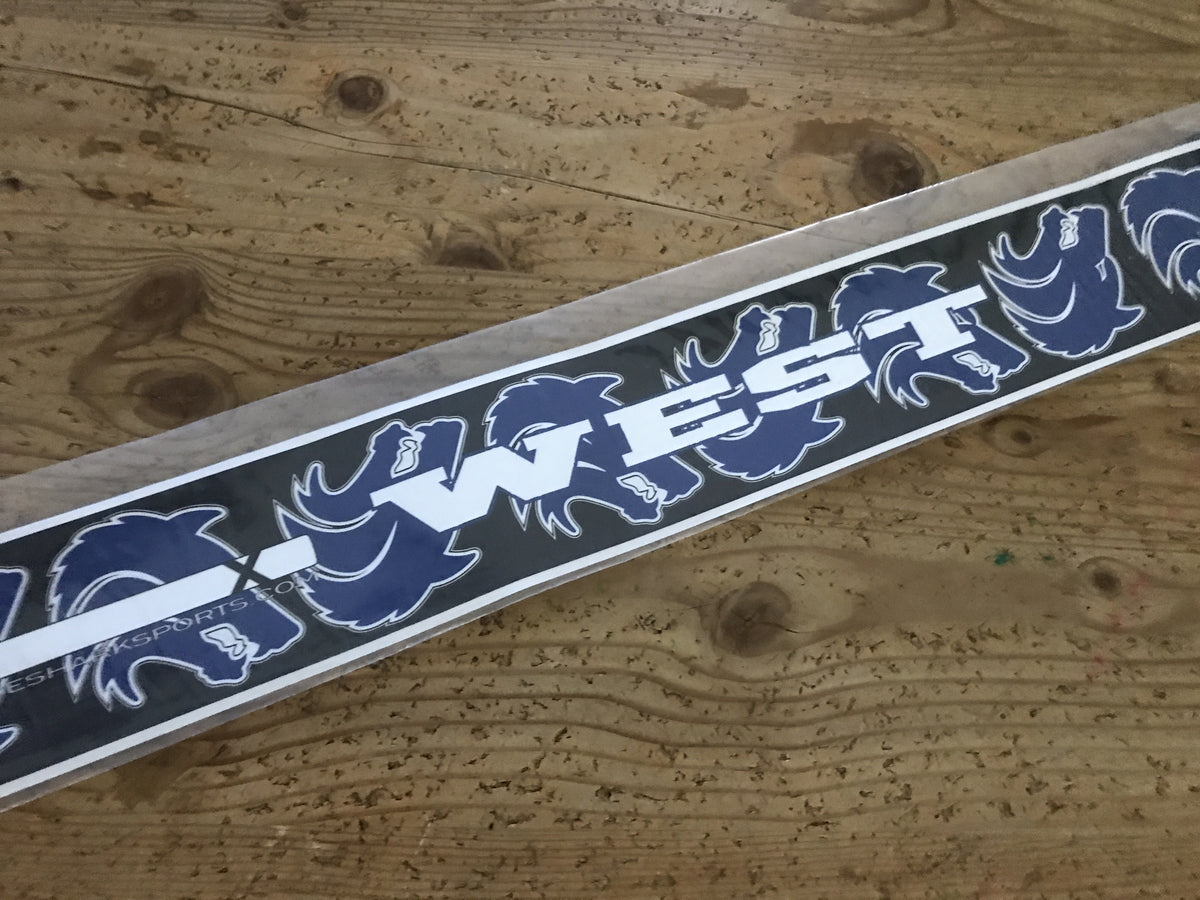 Shop PLANO WEST WOLVES Custom Lacrosse Stick Wrap BLADESHARK Sports