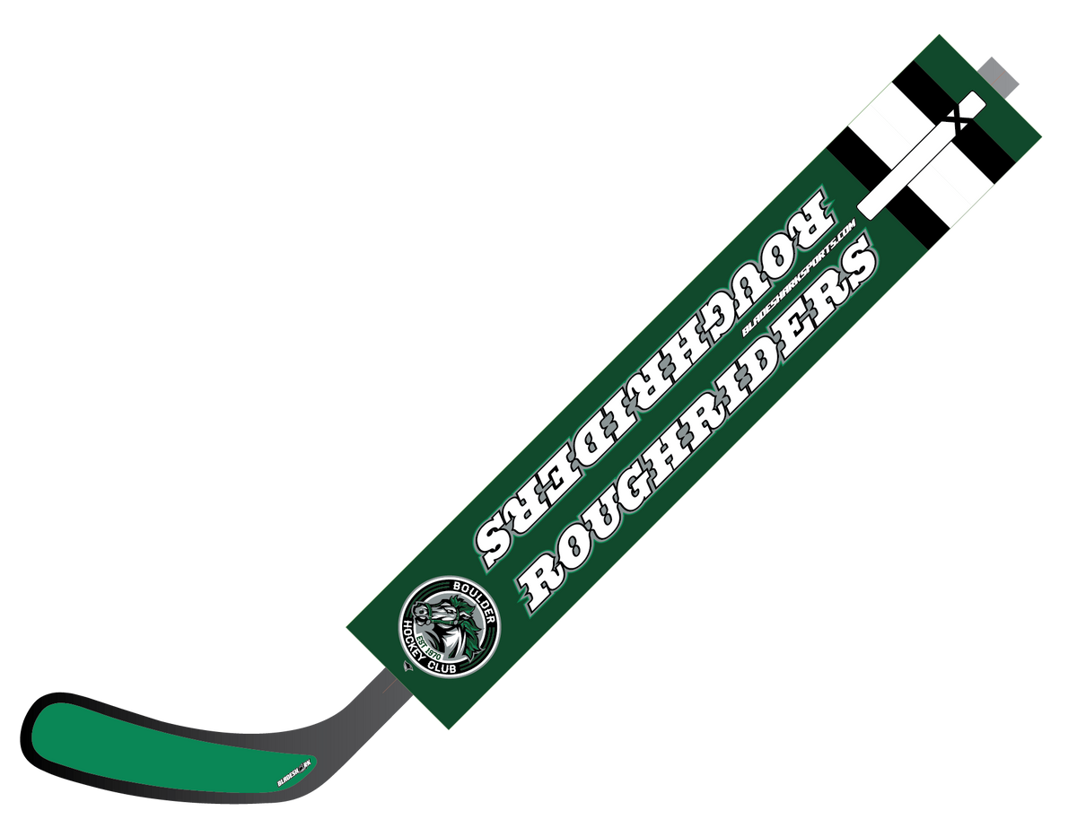 Shop BOULDER ROUGHRIDERS Custom Hockey Stick Wrap| BLADESHARK Sports