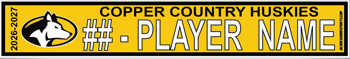 Shop COPPER COUNTRY HUSKIES Hockey Custom 