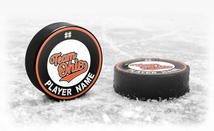 Custom Team Hockey Puck