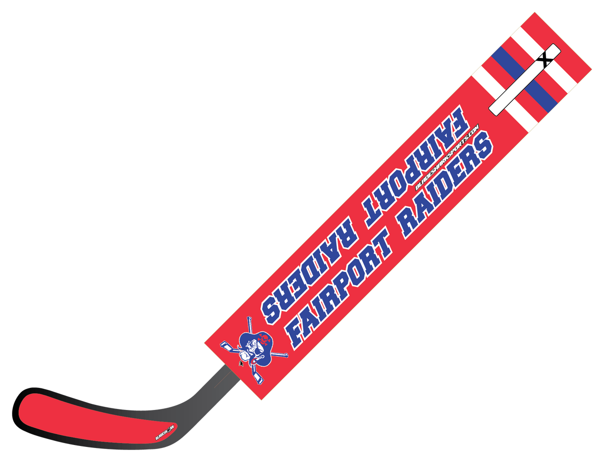 Shop FAIRPORT RAIDERS Custom Hockey Stick Wrap BLADESHARK Sports