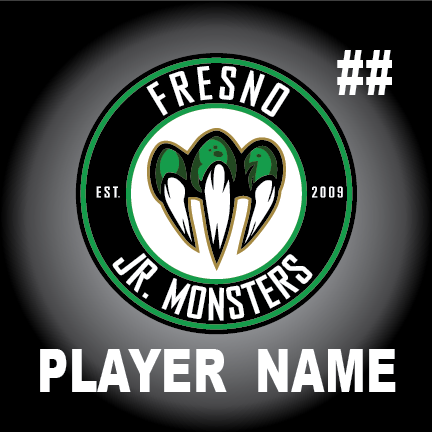 fresno monsters Shop FRESNO JR MONSTERS Hockey Car Decal| BLADESHARK Sports