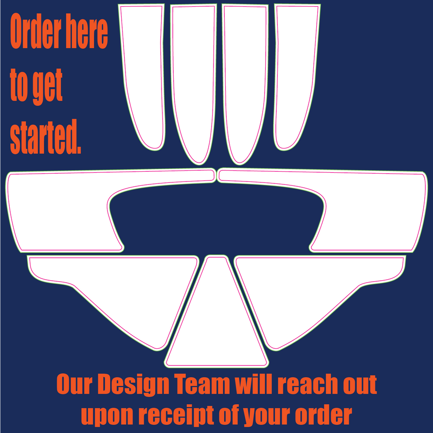 Shop BLADESHARK Sports Custom Hockey Goalie Helmet Wrap Kit BLADESHARK