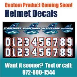 Team Helmet Decal