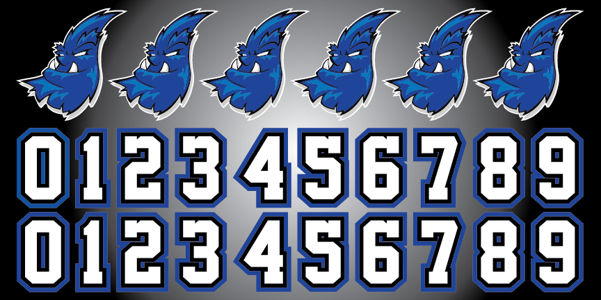 lockport lock monsters Shop LOCKPORT MONSTERS Hockey Helmet Decals| BLADESHARK Sports