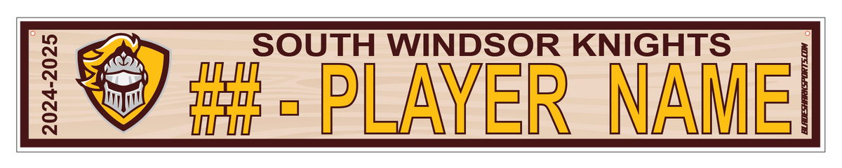 Shop SOUTH WINDSOR KNIGHTS Hockey Custom 