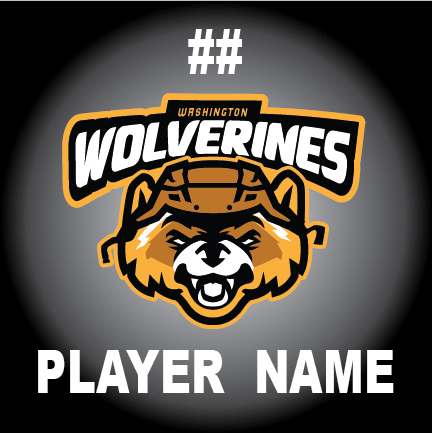 Shop WASHINGTON WOLVERINES Hockey Car Decal| BLADESHARK Sports