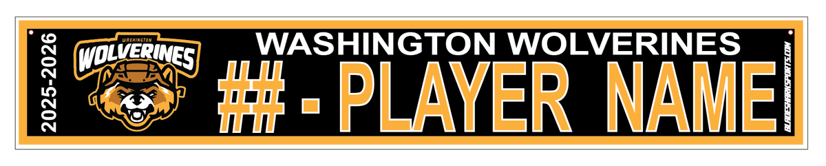 Shop WASHINGTON WOLVERINES Hockey Custom