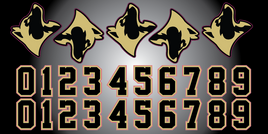 ANDOVER HUSKIES Helmet Decals