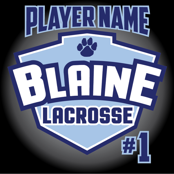 Shop BLAINE Youth Lacrosse Car Decal BLADESHARK Sports