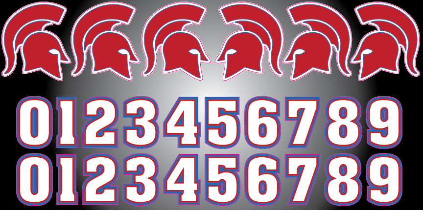 INVER GROVE HEIGHTS Helmet Decals
