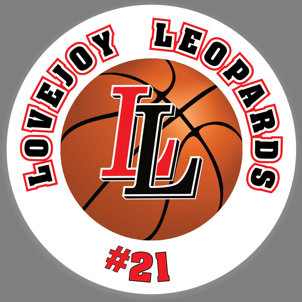 Shop LOVEJOY LEOPARDS Basketball Car Decal BLADESHARK Sports