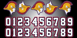 ORONO SPARTANS Helmet Decals