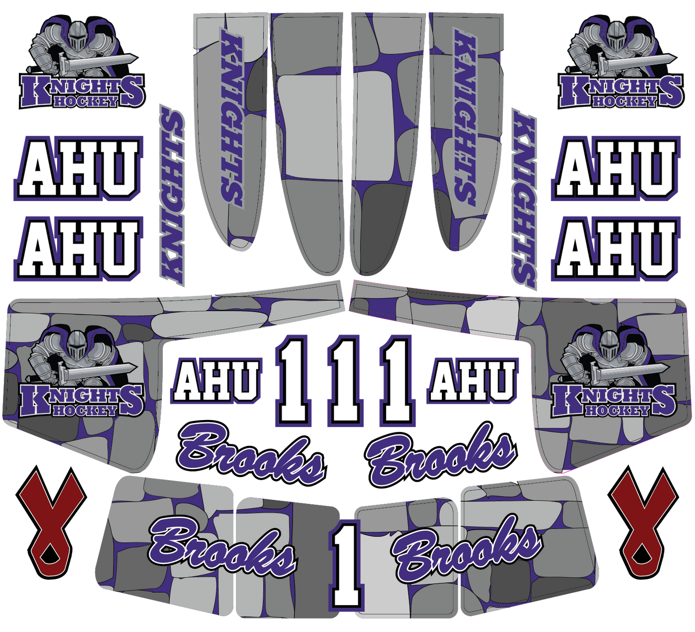 Shop BLADESHARK Sports Custom Hockey Goalie Helmet Wrap Kit BLADESHARK