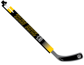HCG RAIDER WOLVES Custom Hockey Stick Wrap