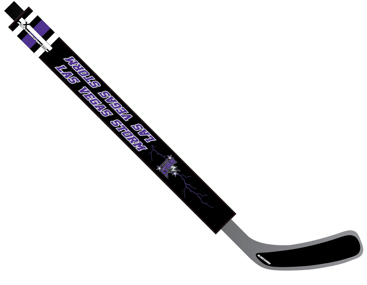 Shop LAS VEGAS STORM Custom Hockey Stick Wrap| BLADESHARK Sports