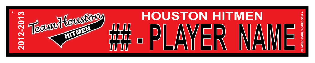 Shop TEAM HOUSTON HITMEN Hockey Custom 