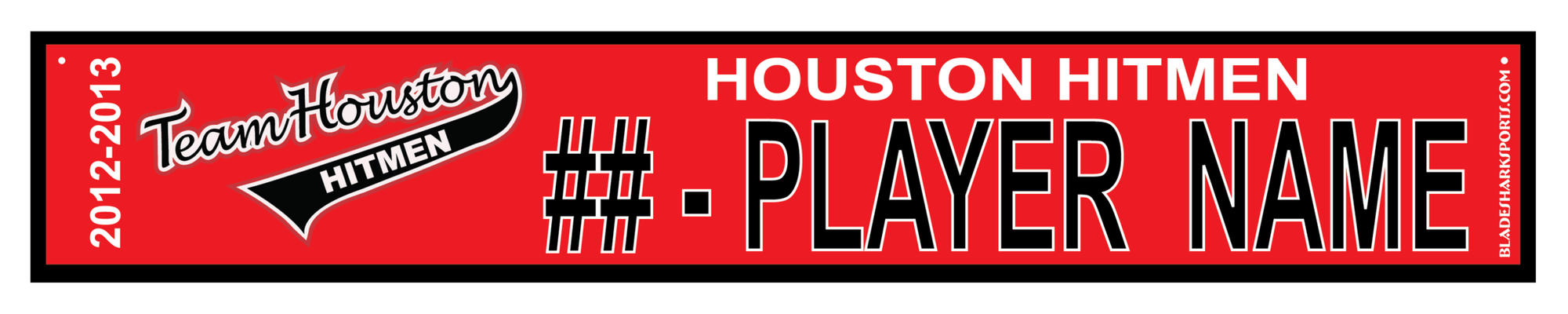 Shop TEAM HOUSTON HITMEN Hockey Custom 